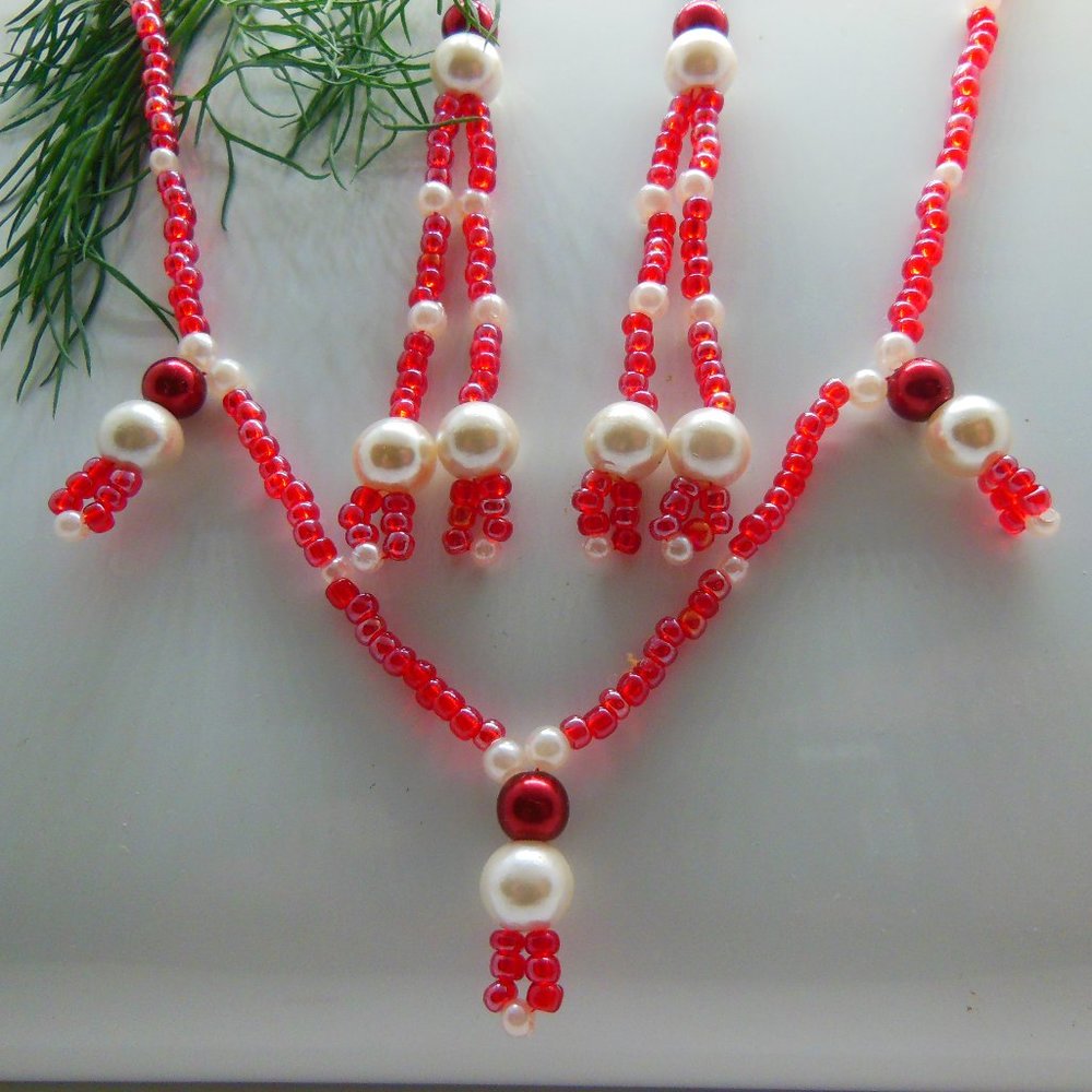 Handmade Set Earrings and Necklace